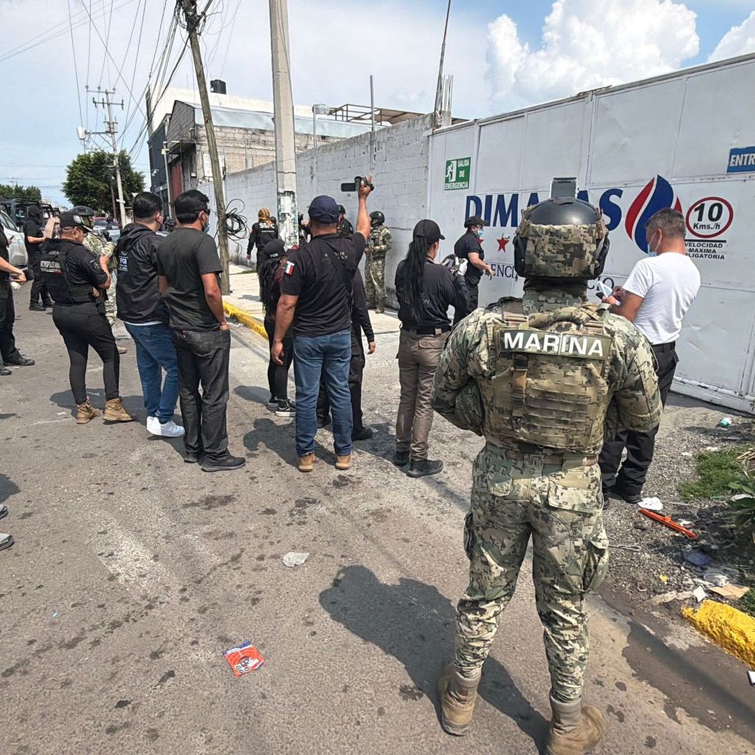Marina y FGR Aseguran Dos Gaseras en Ecatepec por Robo de Hidrocarburos